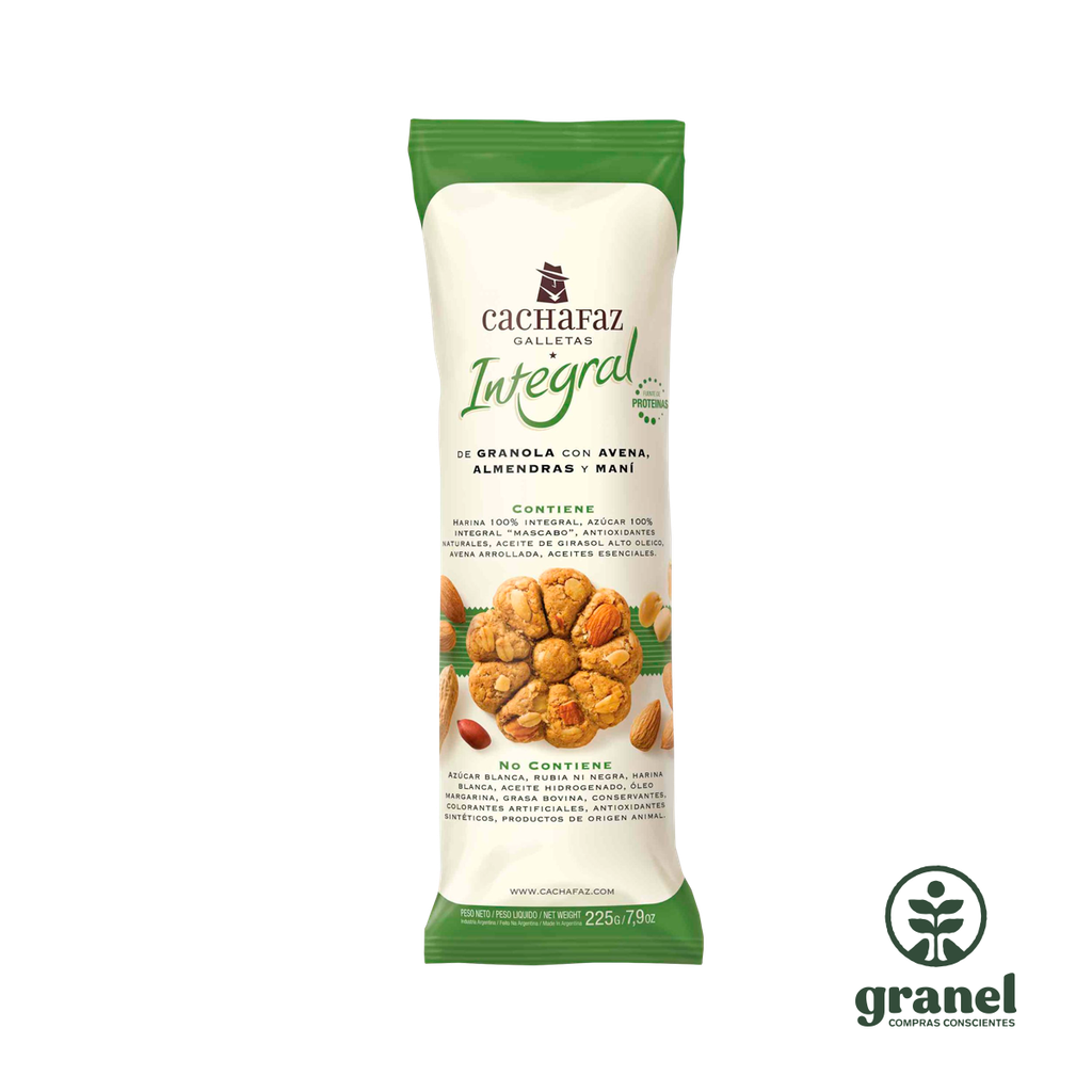 [9720] Galletas integrales con granola Cachafaz 225g