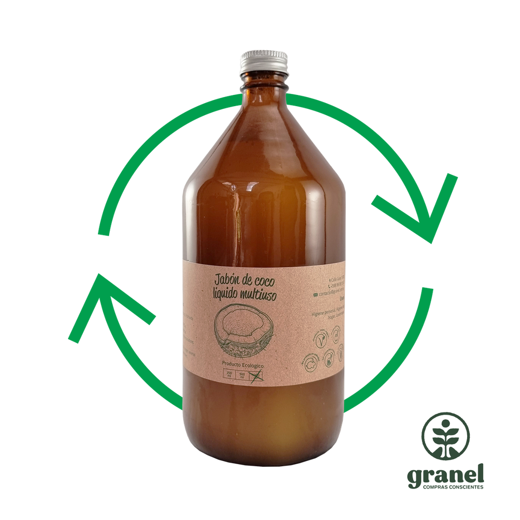 Jabón de coco líquido 1L