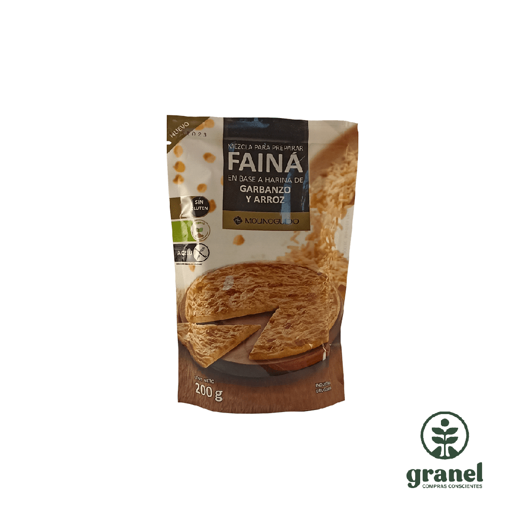 [10052] Harina para faina de garbanzo y arroz gluten free Molino Guido 200g