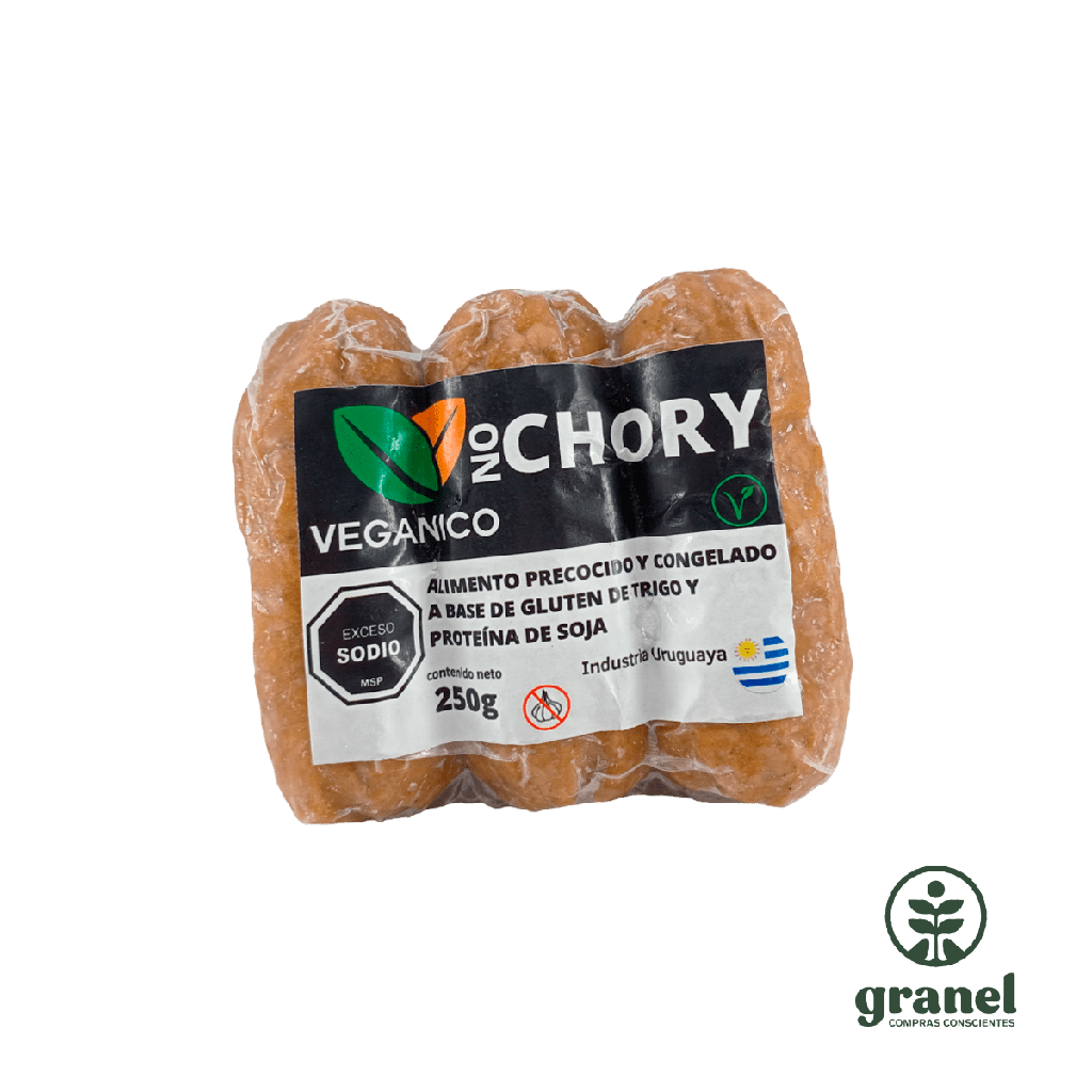 [10178] Chory 3 unidades Veganico chorizo congelado 250g