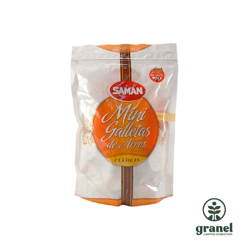 [10192] Galletas de Arroz clásica mini Saman 150g