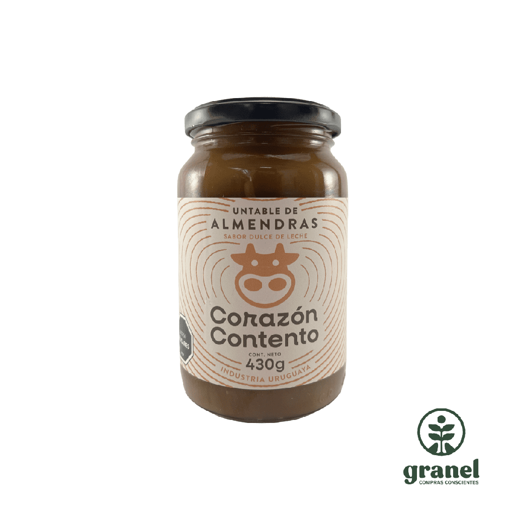 [10383] Untable dulce de leche de almendras Corazón Contento 430g