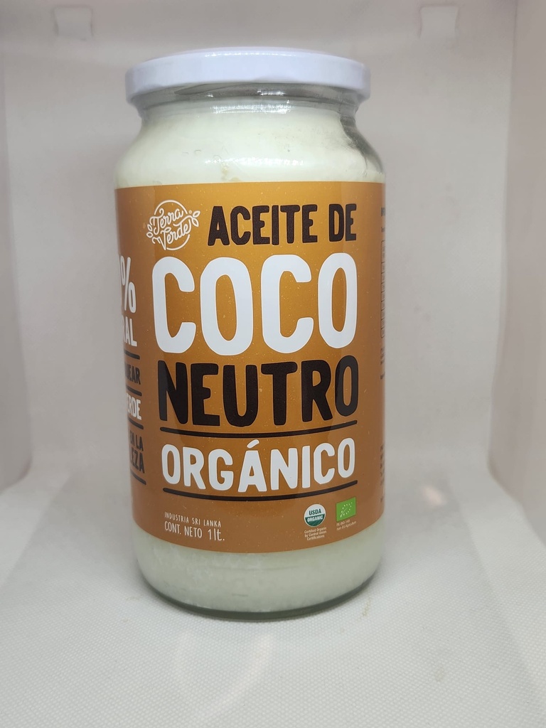 [10782] Aceite de coco neutro orgánico Terra Verde 1L