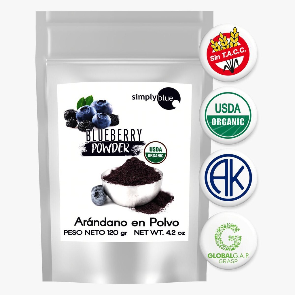 [12336] Polvo concentrado de arándanos 120g