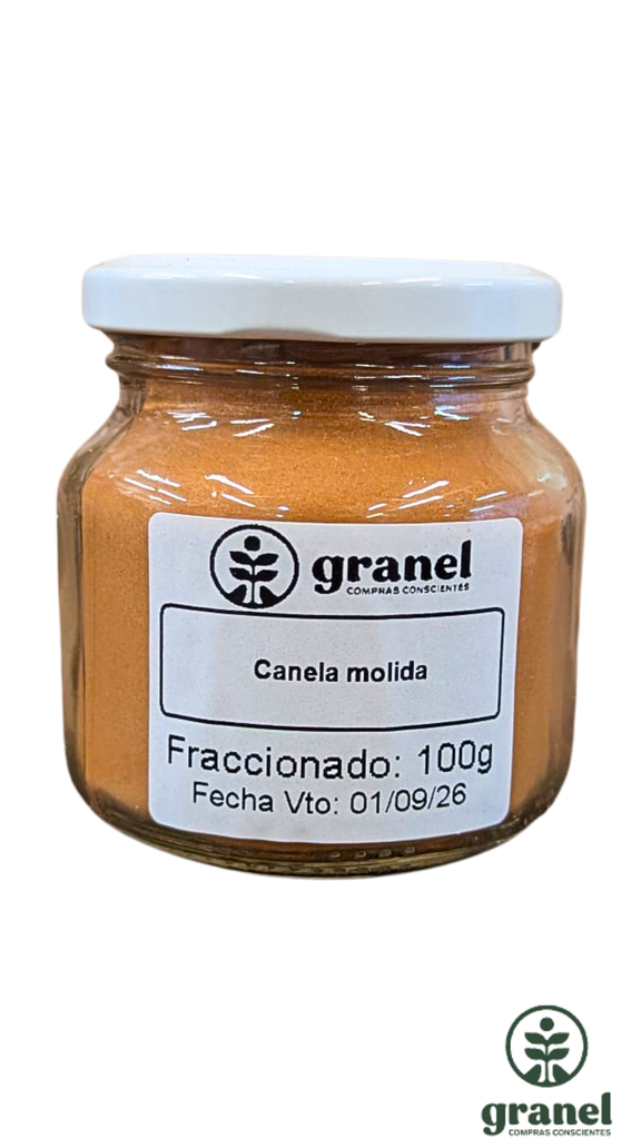 [12418] Canela molida 100g en frasco de vidrio