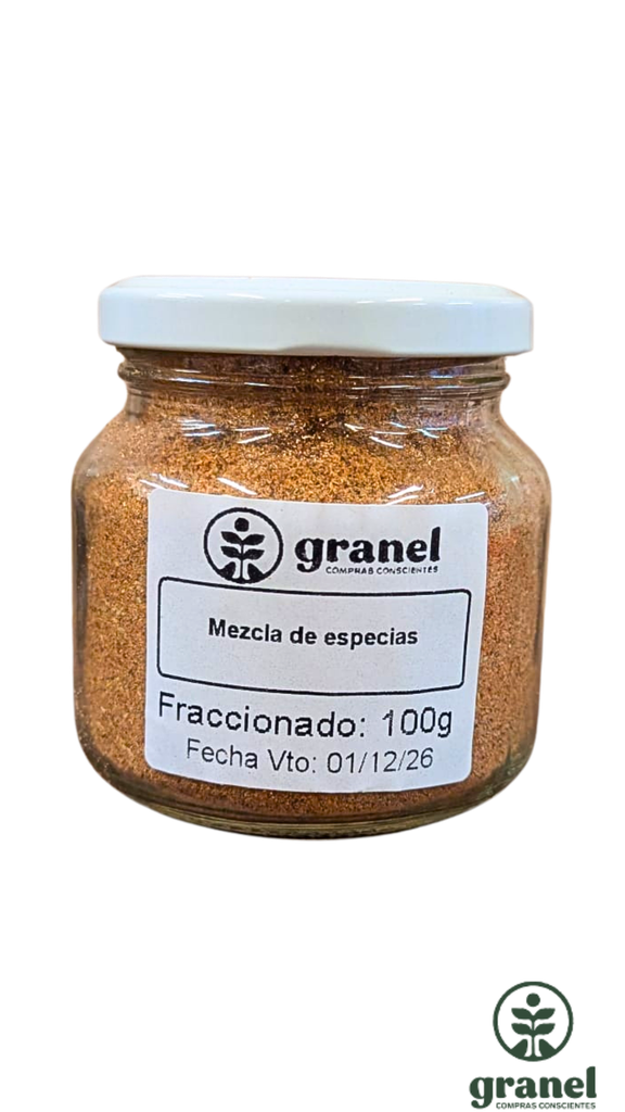 [12421] Mezcla de especias 100g en frasco de vidrio