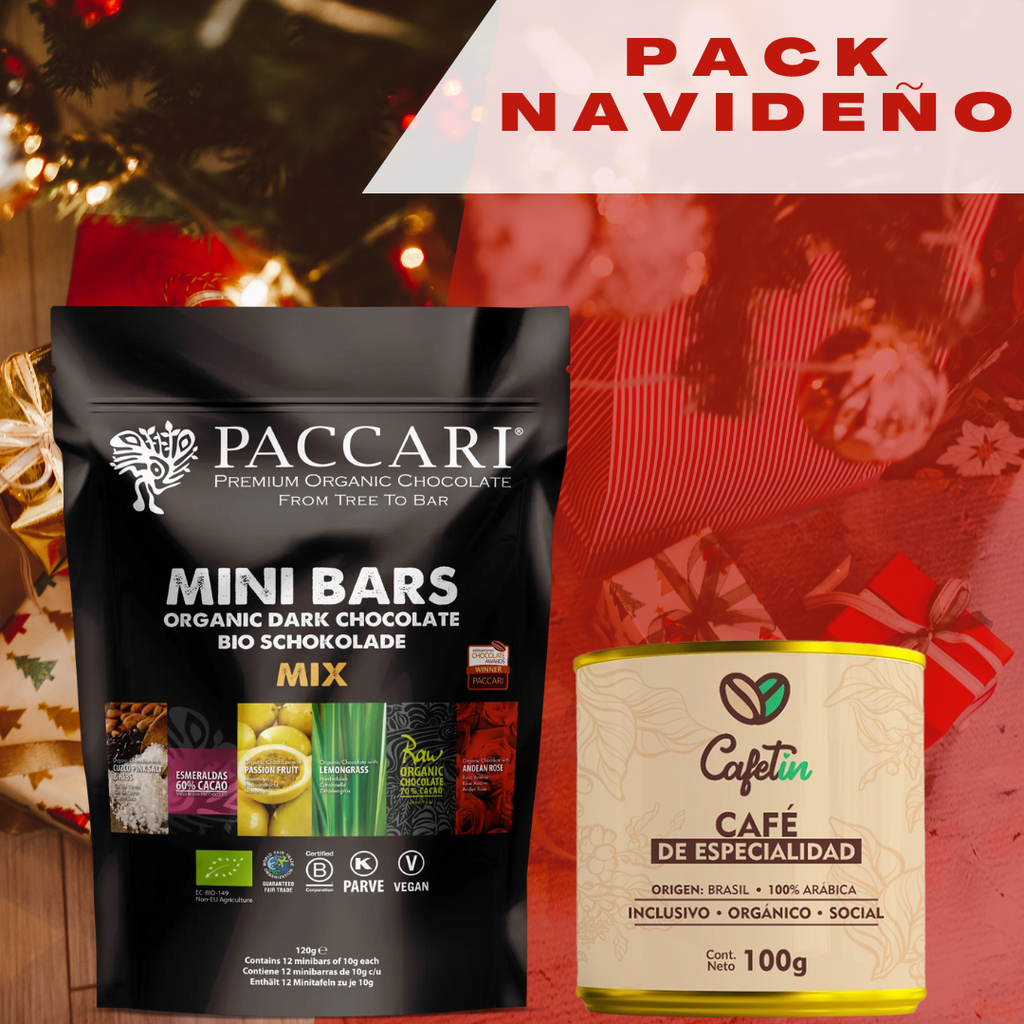 [12456] Pack justo & puro chocolate y café orgánico