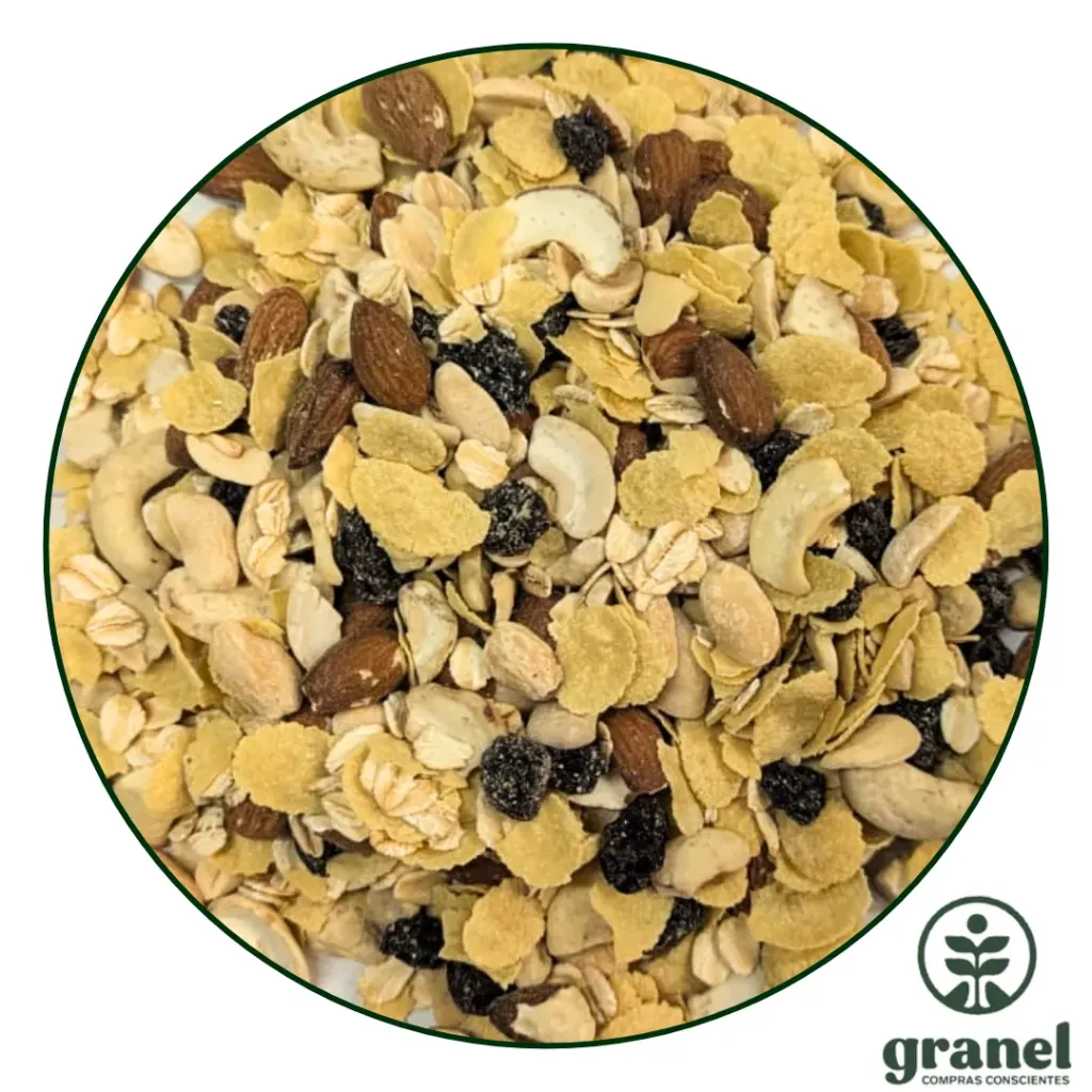 [10858] Granola mix con frutos secos con pasas 250g