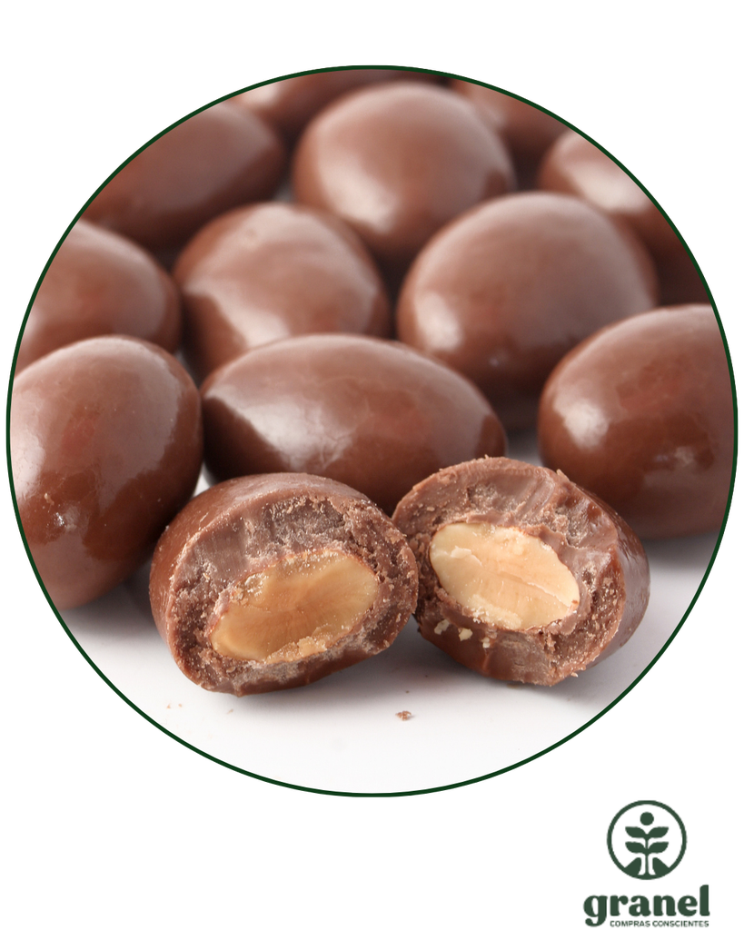 [3323] Almendras con chocolate semi amargo 100g