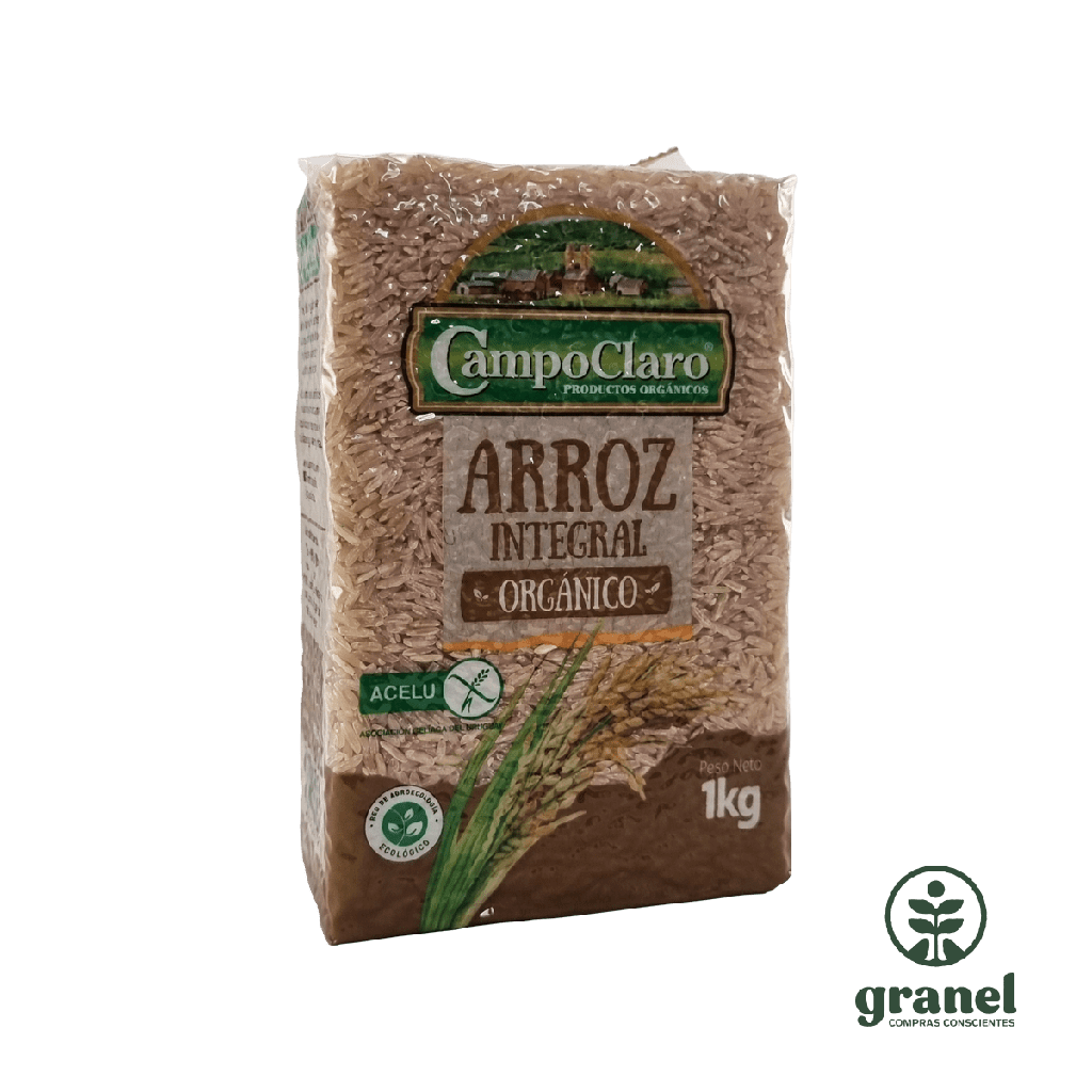 [3380] Arroz integral orgánico Campo Claro 1kg