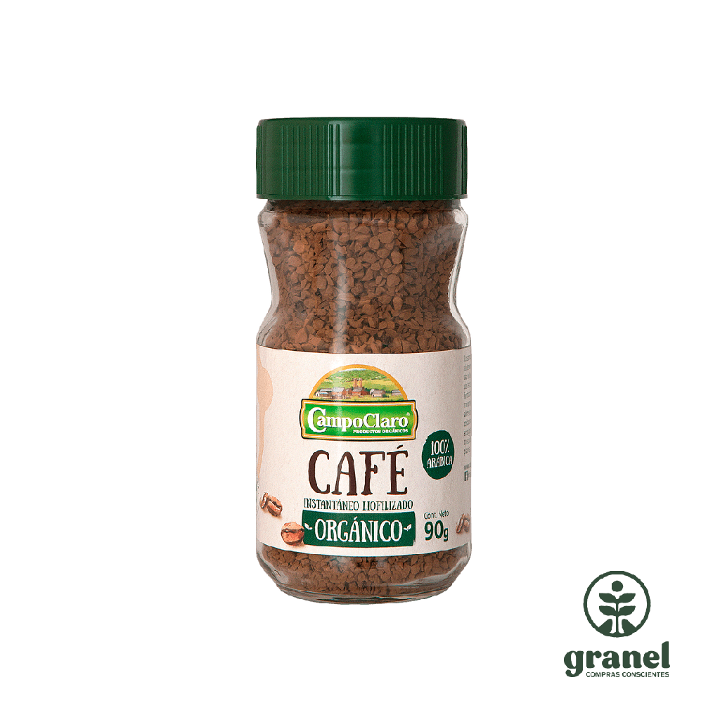 [3483] Café instantáneo orgánico iofilizado Campo Claro 90g