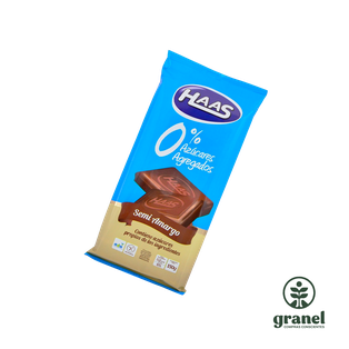 Chocolate amargo sin azúcar Haas 150g