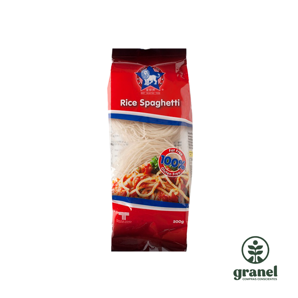 [5895] Fideos de arroz spaghetti sin gluten StarLion 200g