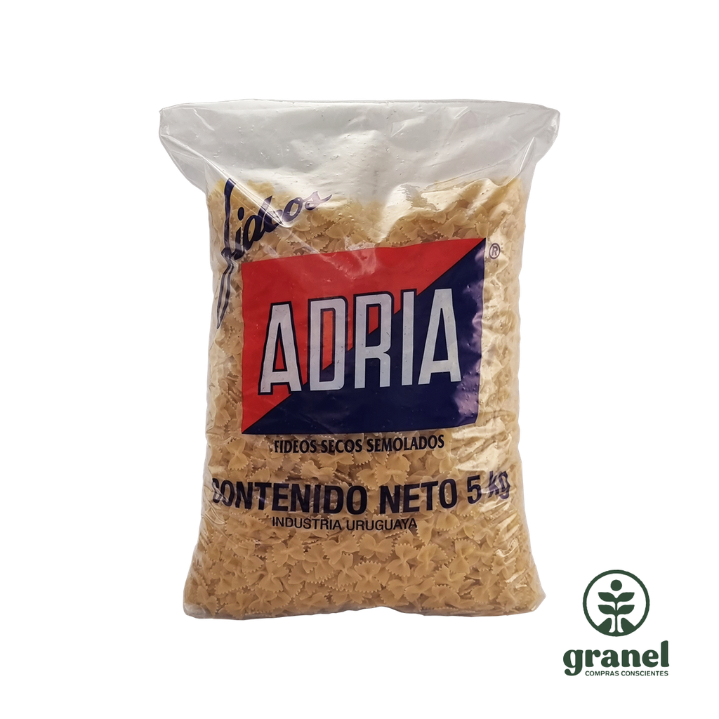 [5914] Fideos semolados moñitas Adria 5kg