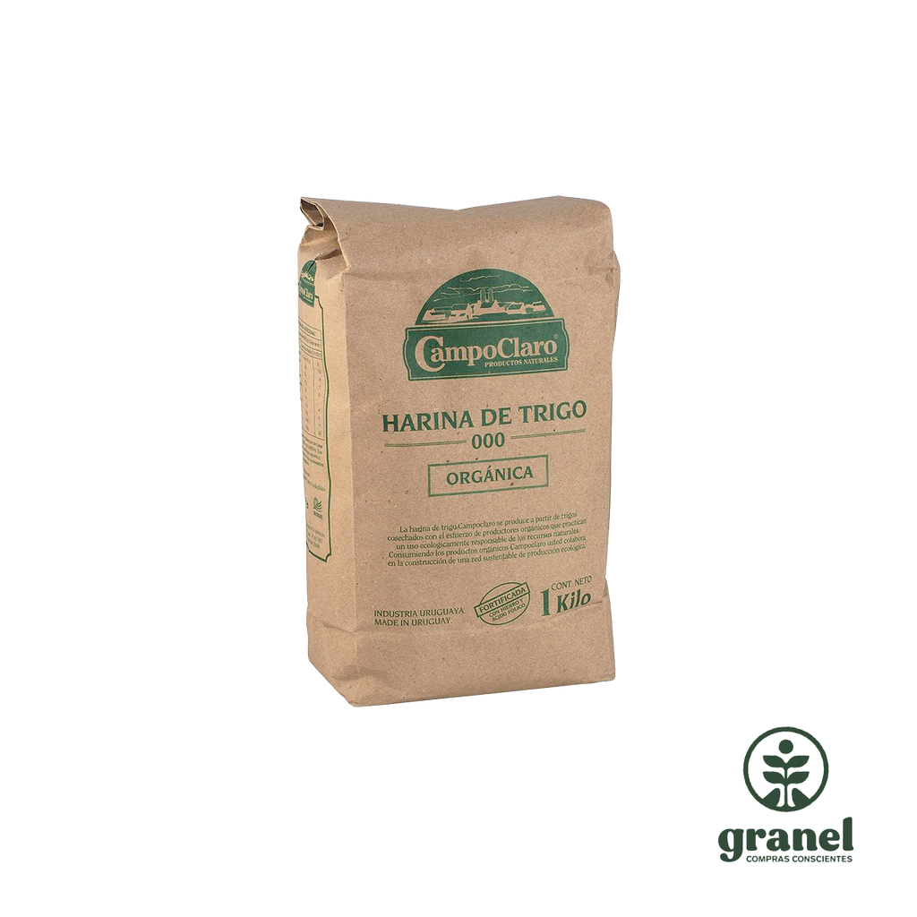 [6037] Harina de trigo orgánica 000 Campo Claro 1kg