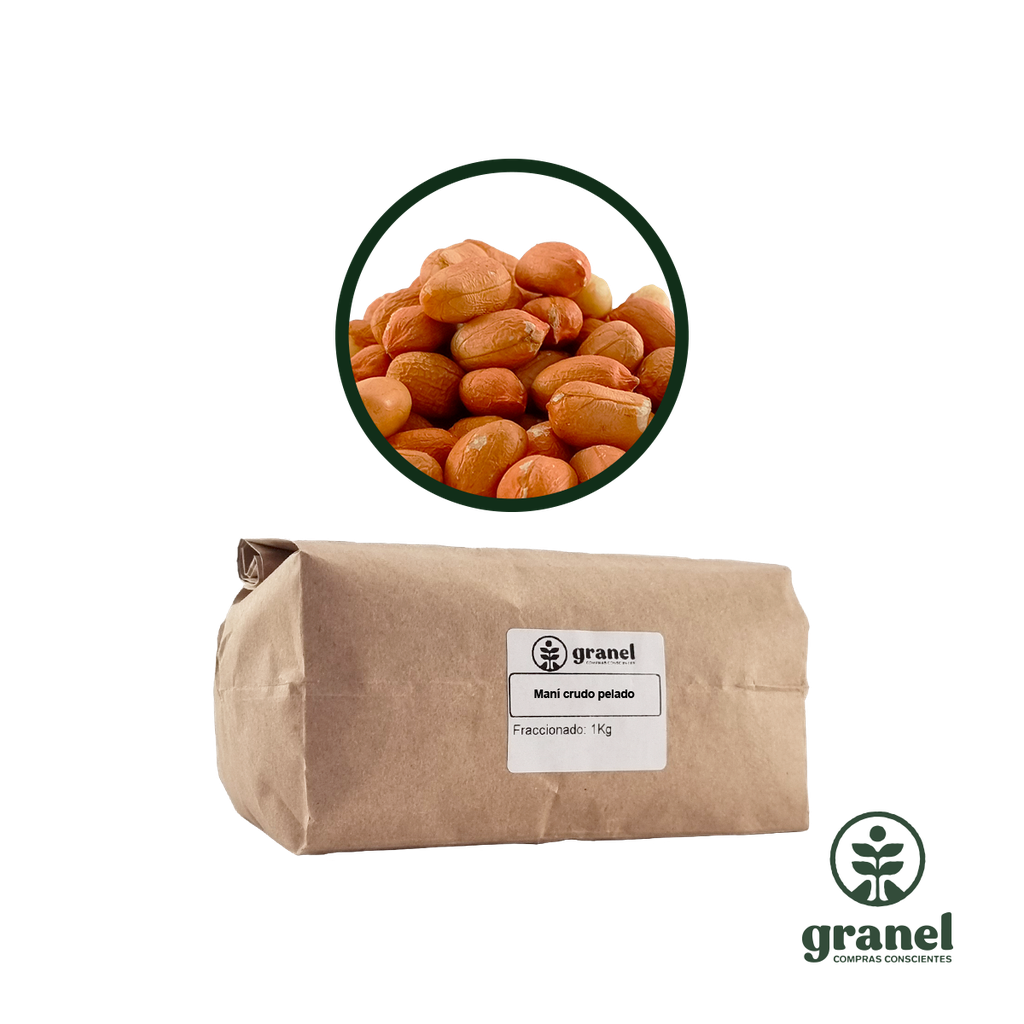 [6190] Maní crudo pelado 1kg