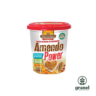 Mantequilla crema manteca de maní Amendo Power 500g